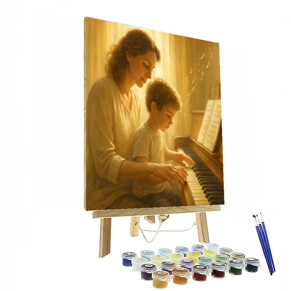 Sunbeam Piano Lesson Paint by numbers kits