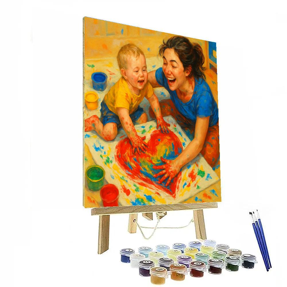 Orbit Of Fingers Painting painting number kit