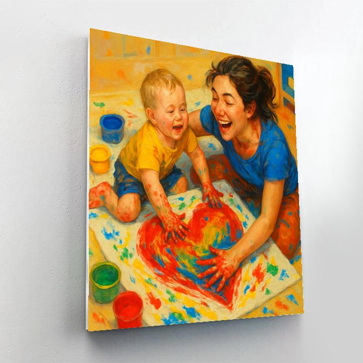 Orbit Of Fingers Painting painting number kit