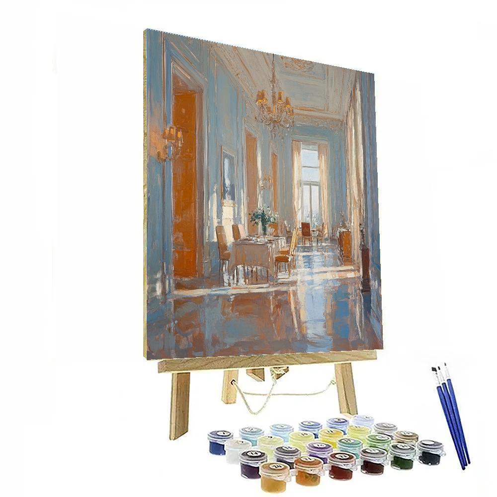 Raphael Inspired Classical Interior DIY paint by numbers