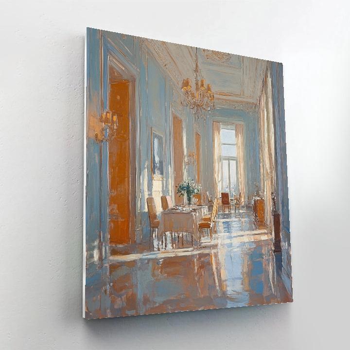 Raphael Inspired Classical Interior DIY paint by numbers