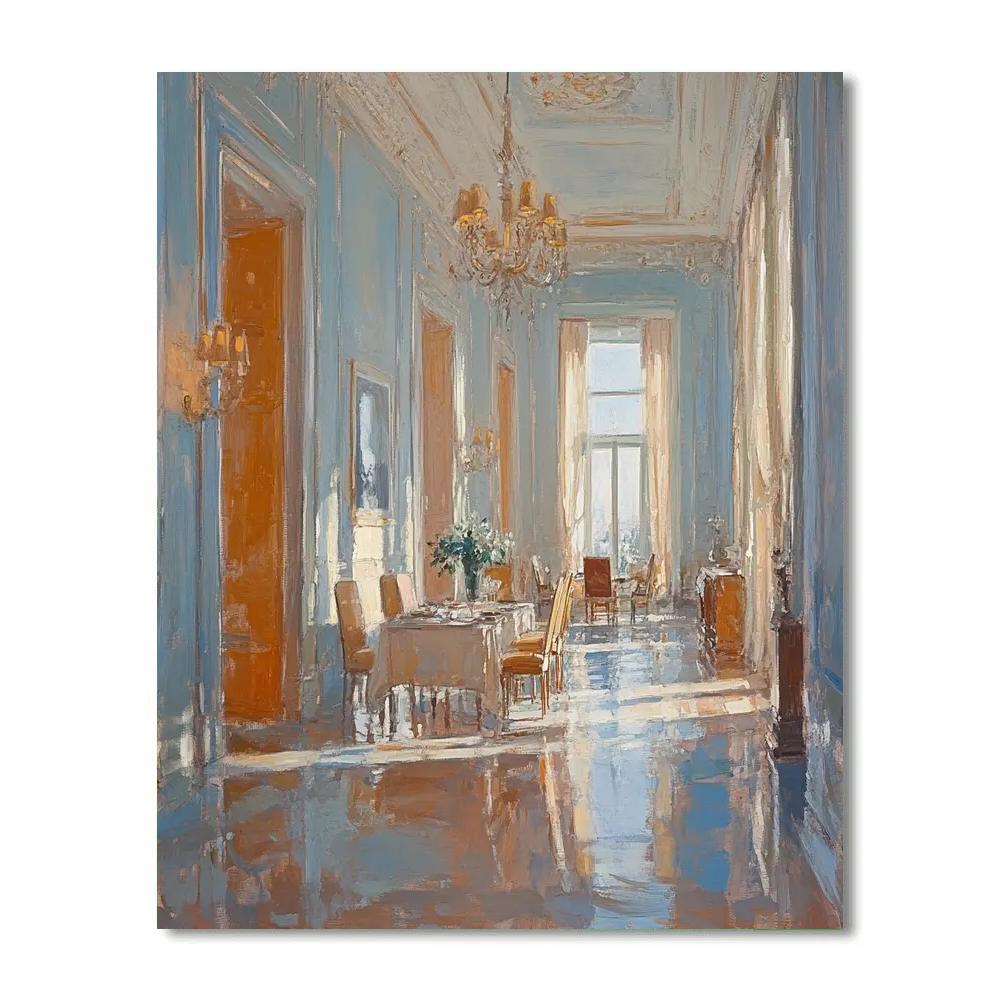 Raphael Inspired Classical Interior DIY paint by numbers