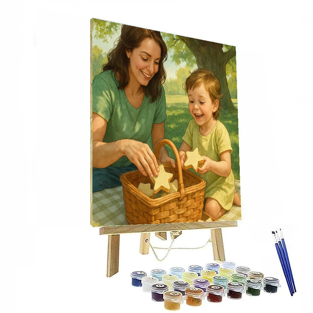 Constellation Cooking Picnic paint by numbers