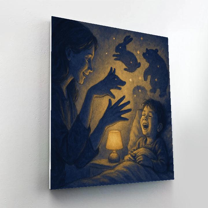Cosmic Bedtime Shadow Puppets Paint by numbers kits