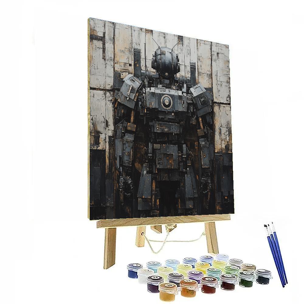 Marcel Duchamp Inspired Mechanical Muse Painting by numbers kit