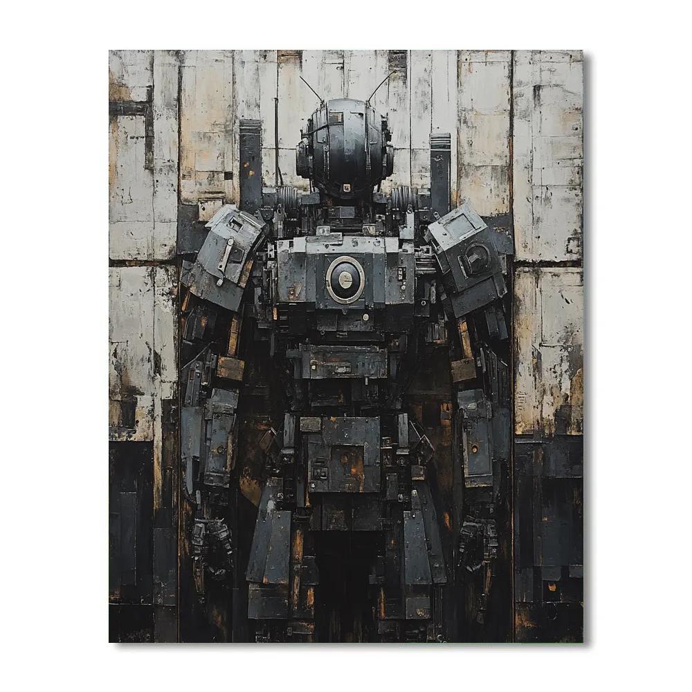 Marcel Duchamp Inspired Mechanical Muse Painting by numbers kit