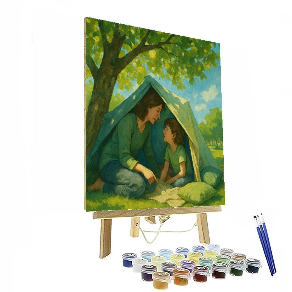 Planetary Park Hideaway Painting by numbers kit