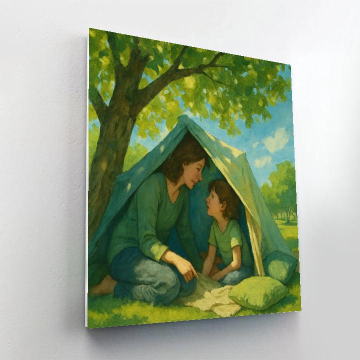 Planetary Park Hideaway Painting by numbers kit