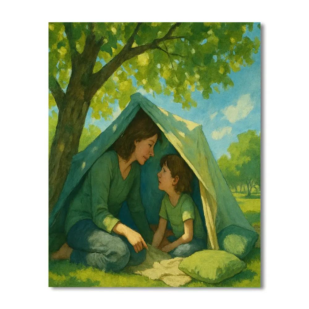 Planetary Park Hideaway Painting by numbers kit