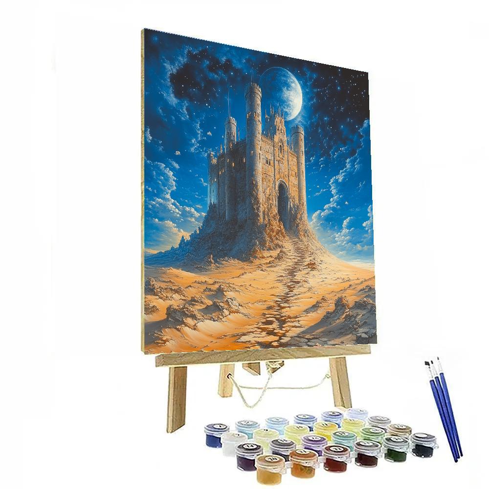 Dali Inspired Nightmare Castle Paint by numbers kits