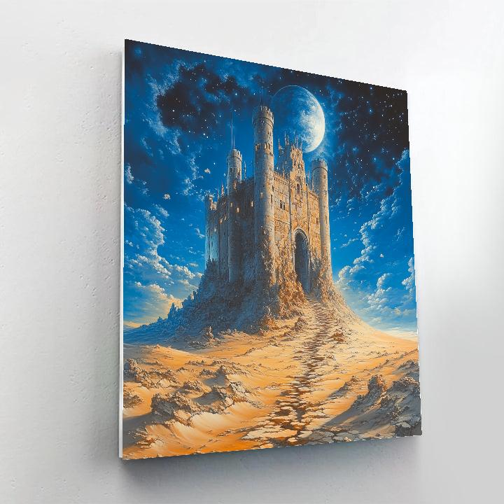 Dali Inspired Nightmare Castle Paint by numbers kits