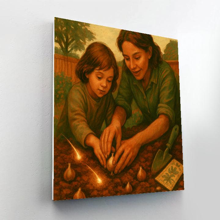 Meteor Garden Planting Paint by numbers art