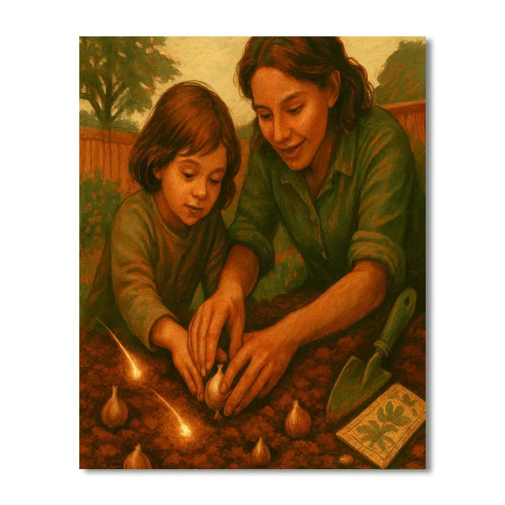 Meteor Garden Planting Paint by numbers art