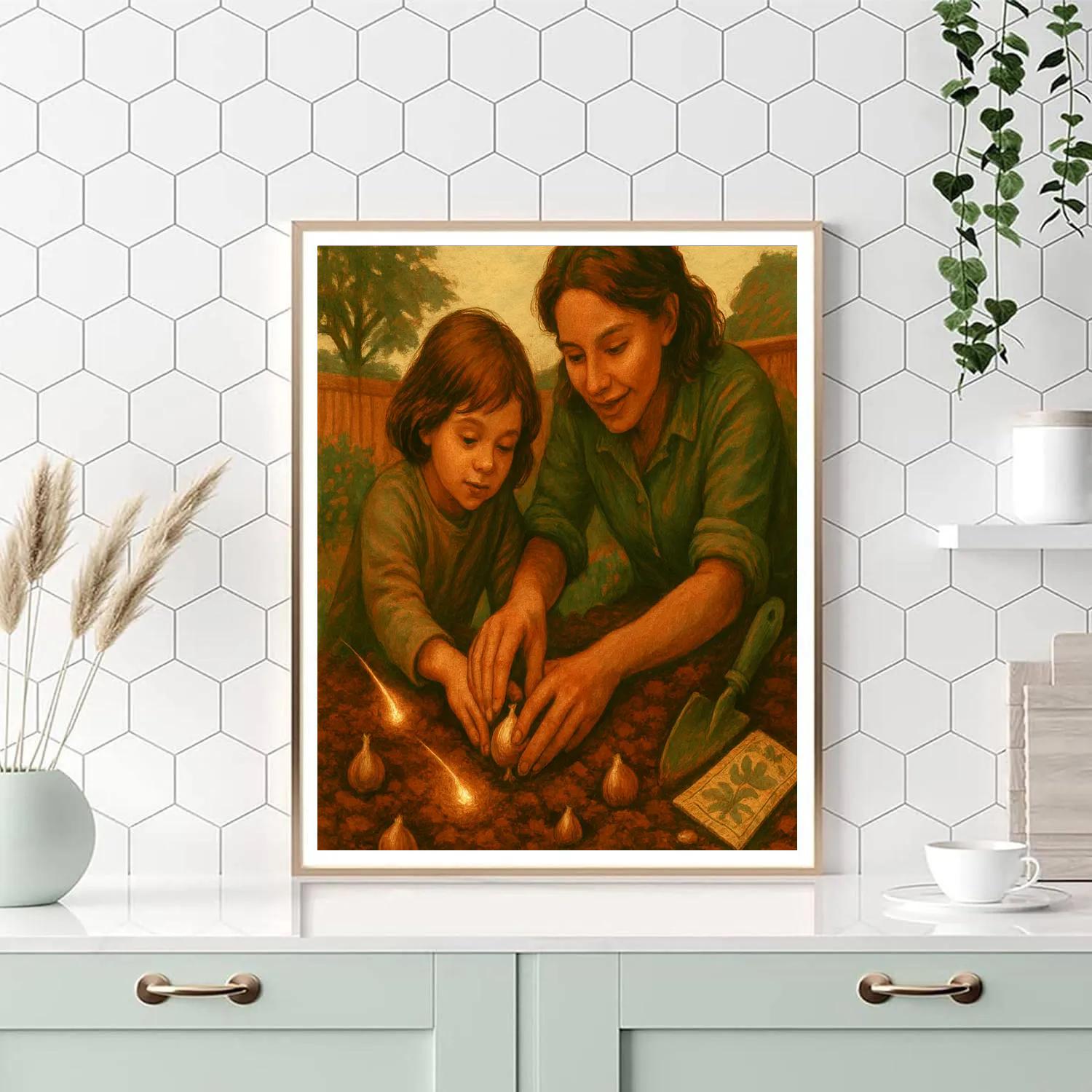 Meteor Garden Planting Paint by numbers art