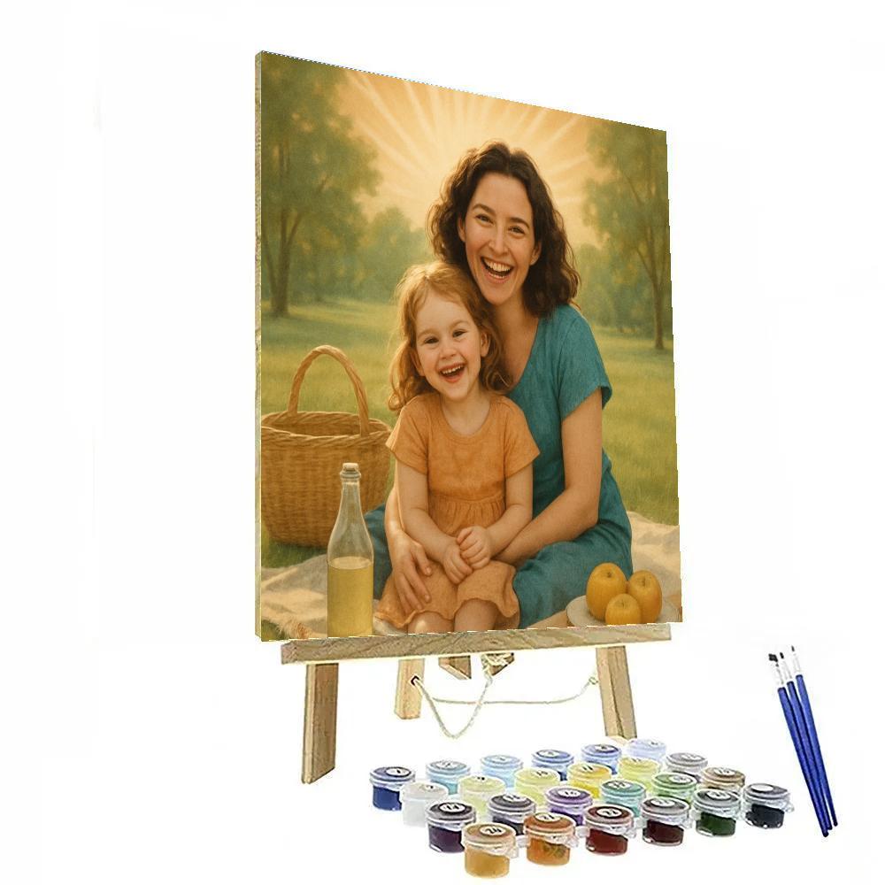 Solar Portrait Picnic Paint by numbers kits
