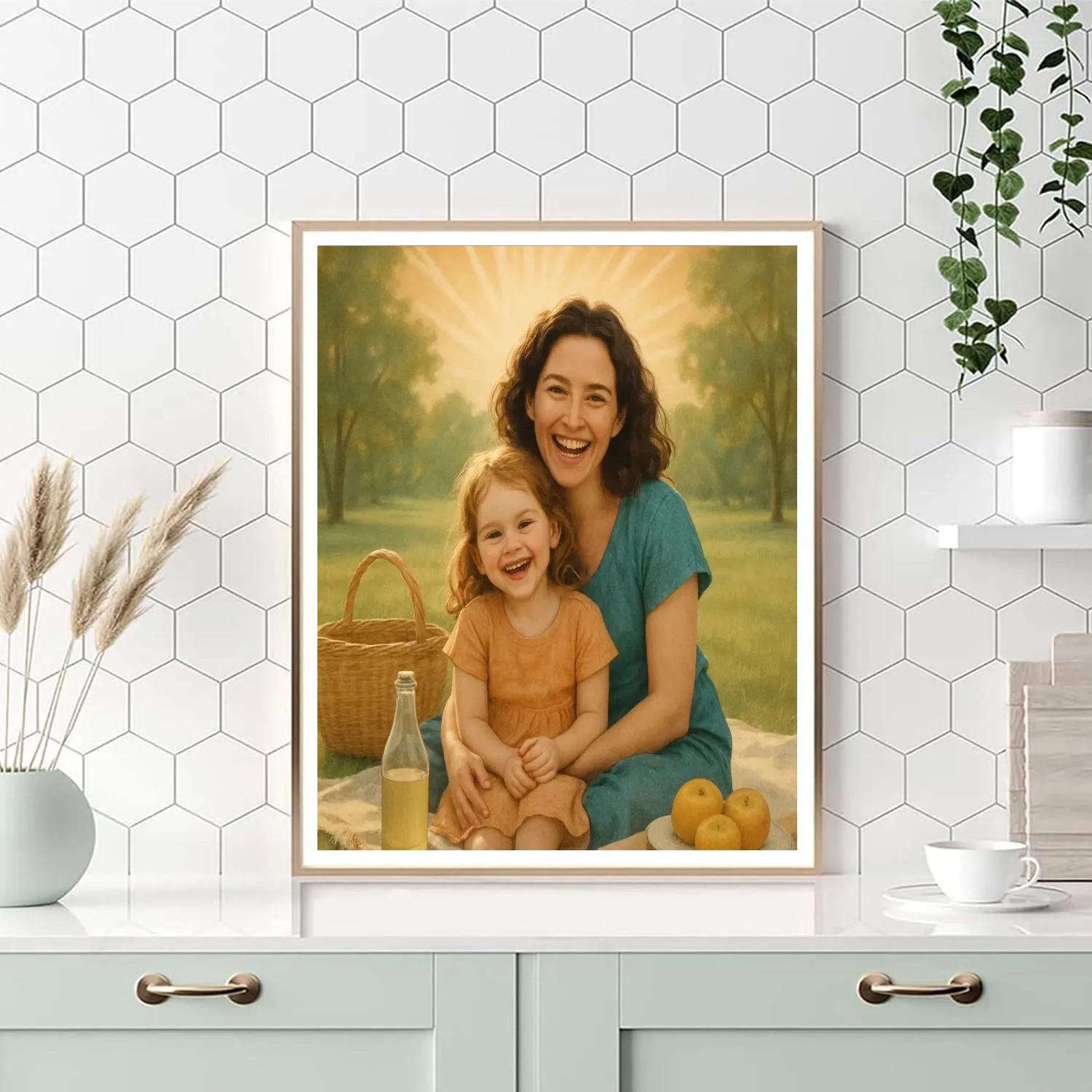 Solar Portrait Picnic Paint by numbers kits