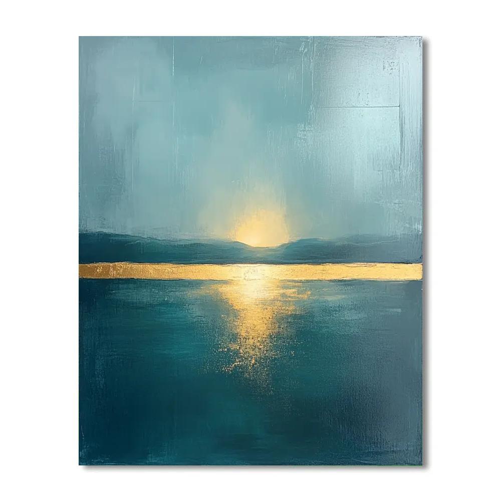 Rothko Inspired Oceanic Calm paint by number