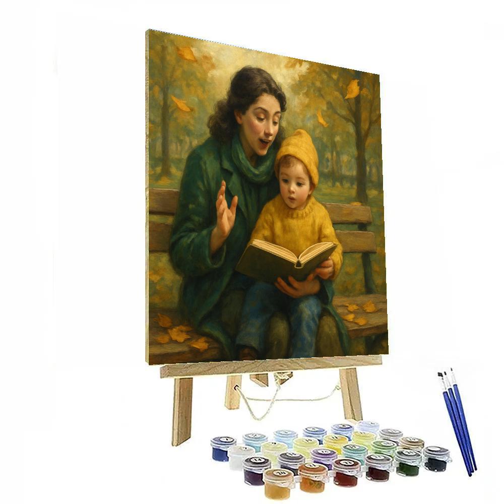 Park Bench Story Exchange Numbered painting kits