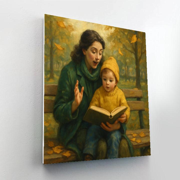 Park Bench Story Exchange Numbered painting kits