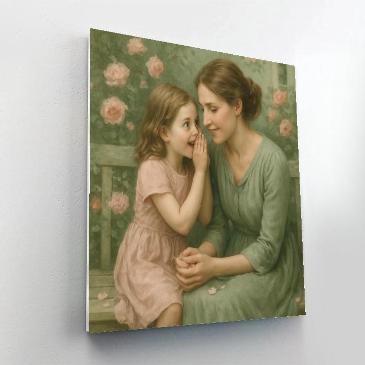 Garden Bench Confidences paint by numbers