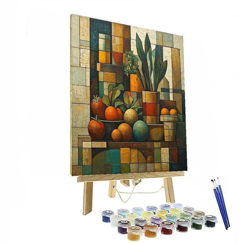 Picasso Inspired Market Still Life Paint by numbers kits