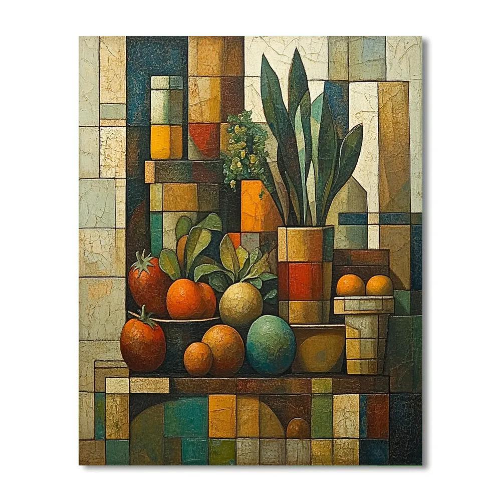 Picasso Inspired Market Still Life Paint by numbers kits