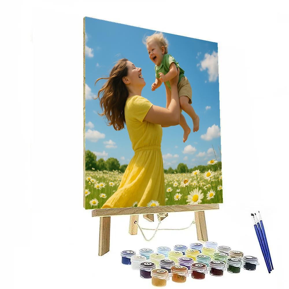 Field Of Daisies Lift painting number kit