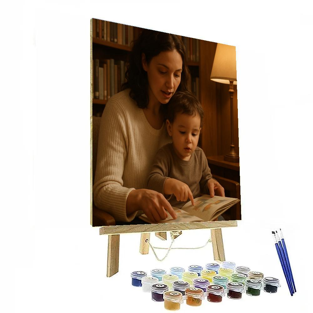 Library Lap Reading paint by color