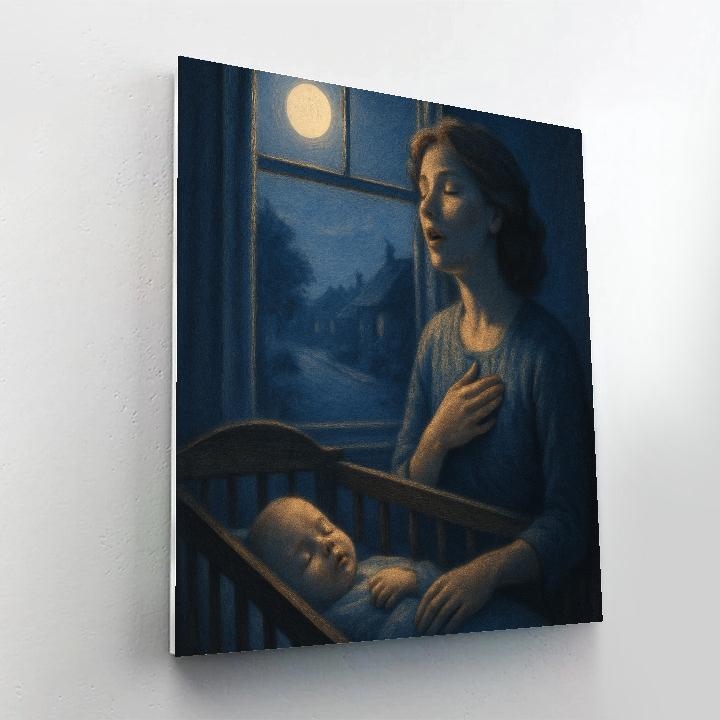 Nighttime Window Lullaby paint by numbers