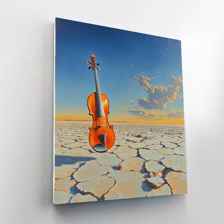 Salvador Dali Inspired Floating Violin Paint by numbers kits
