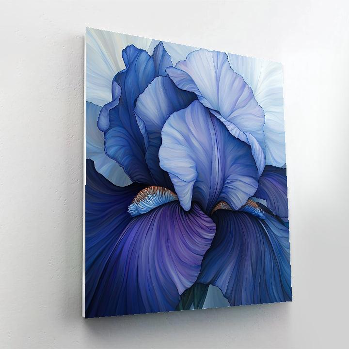 Georgia O Keeffe Inspired Blue Iris Paint by numbers kits