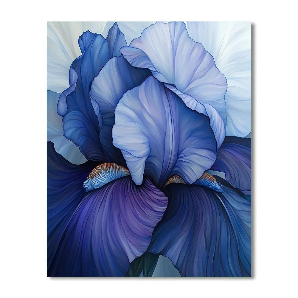 Georgia O Keeffe Inspired Blue Iris Paint by numbers kits