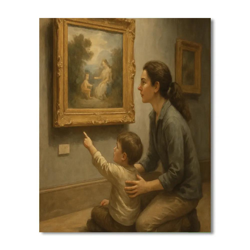 Museum Whisper Tour Paint by numbers art