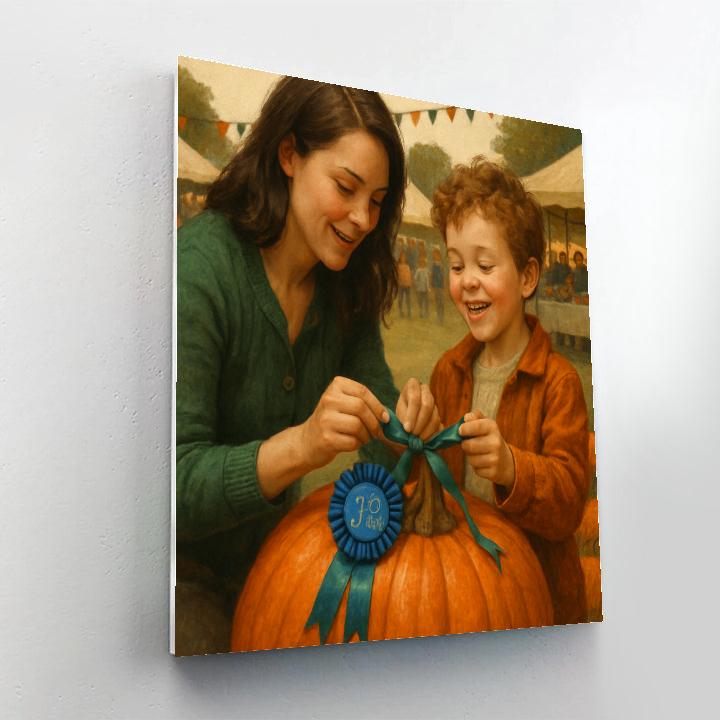 Harvest Festival Ribbon Numbered painting kits