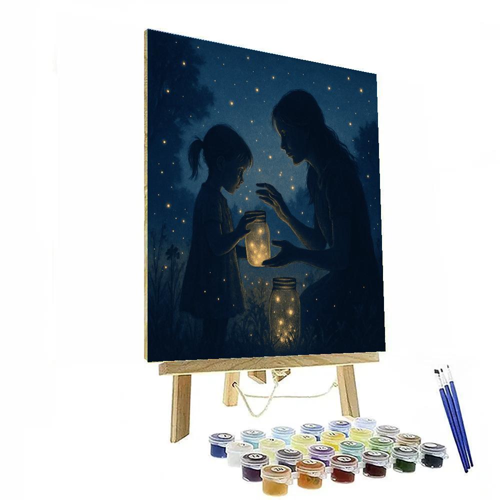 Firefly Night Capture paint by numbers