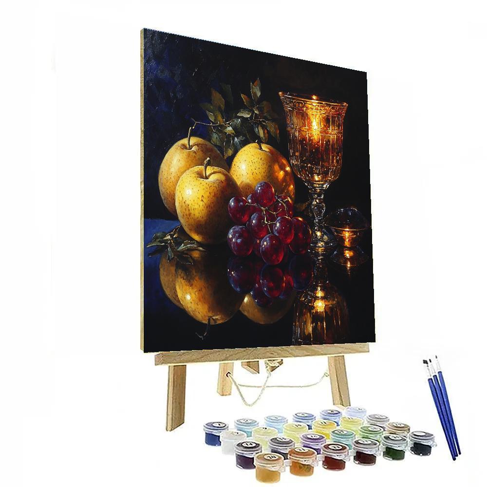 Caravaggio Inspired Baroque Still Life Painting by numbers kit