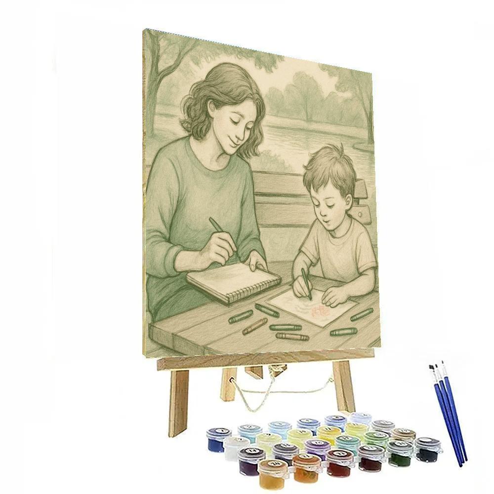 Benchside Sketch And Share Paint by numbers kits