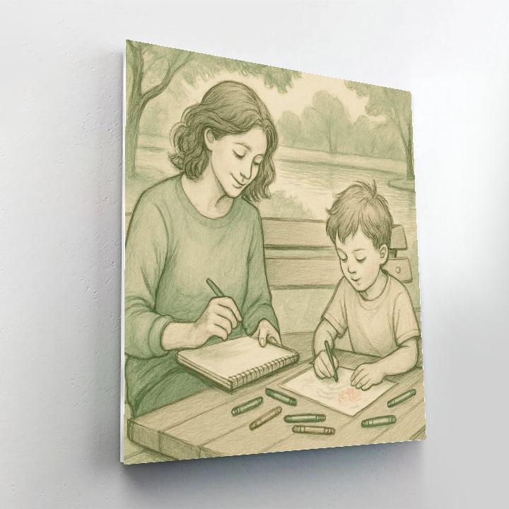 Benchside Sketch And Share Paint by numbers kits