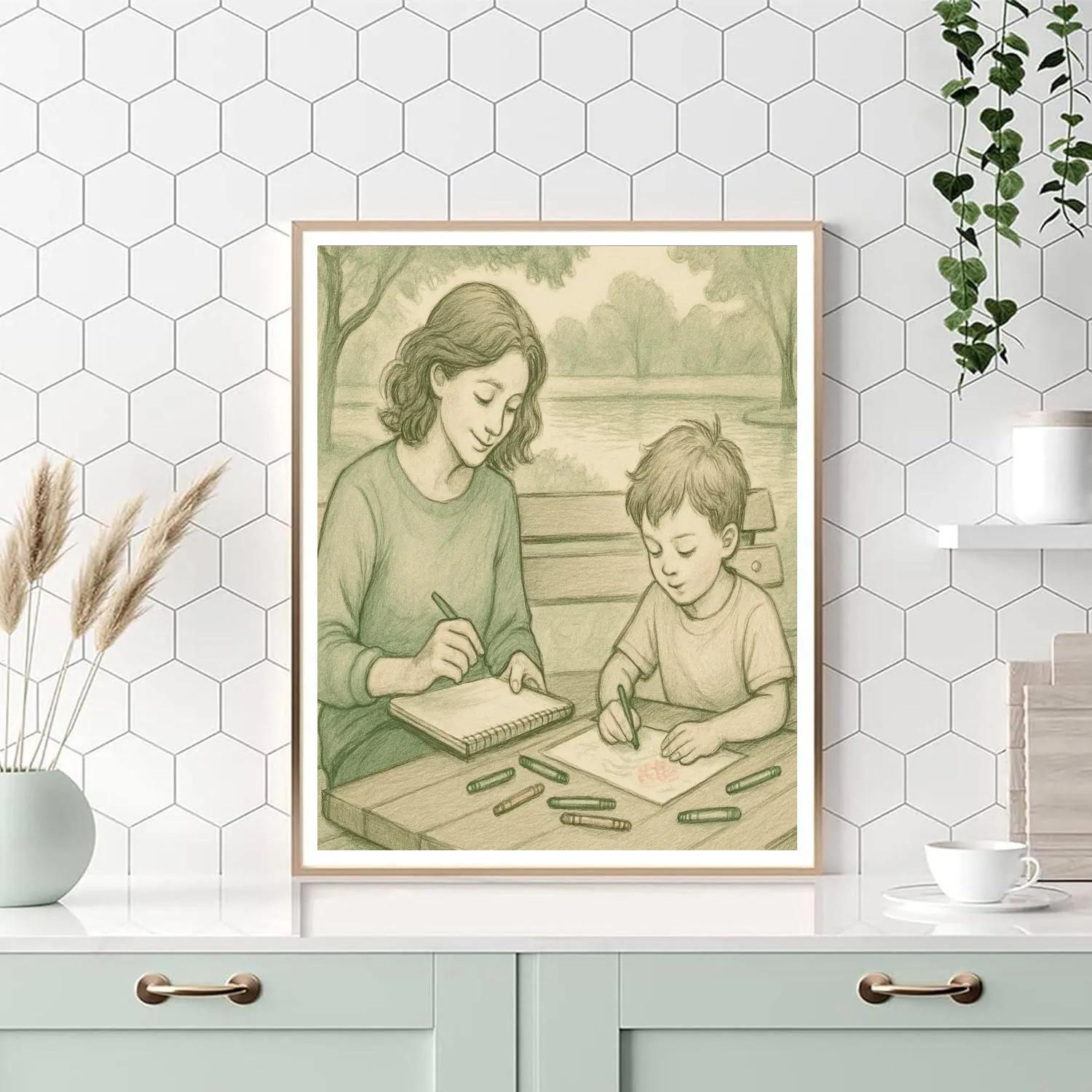 Benchside Sketch And Share Paint by numbers kits