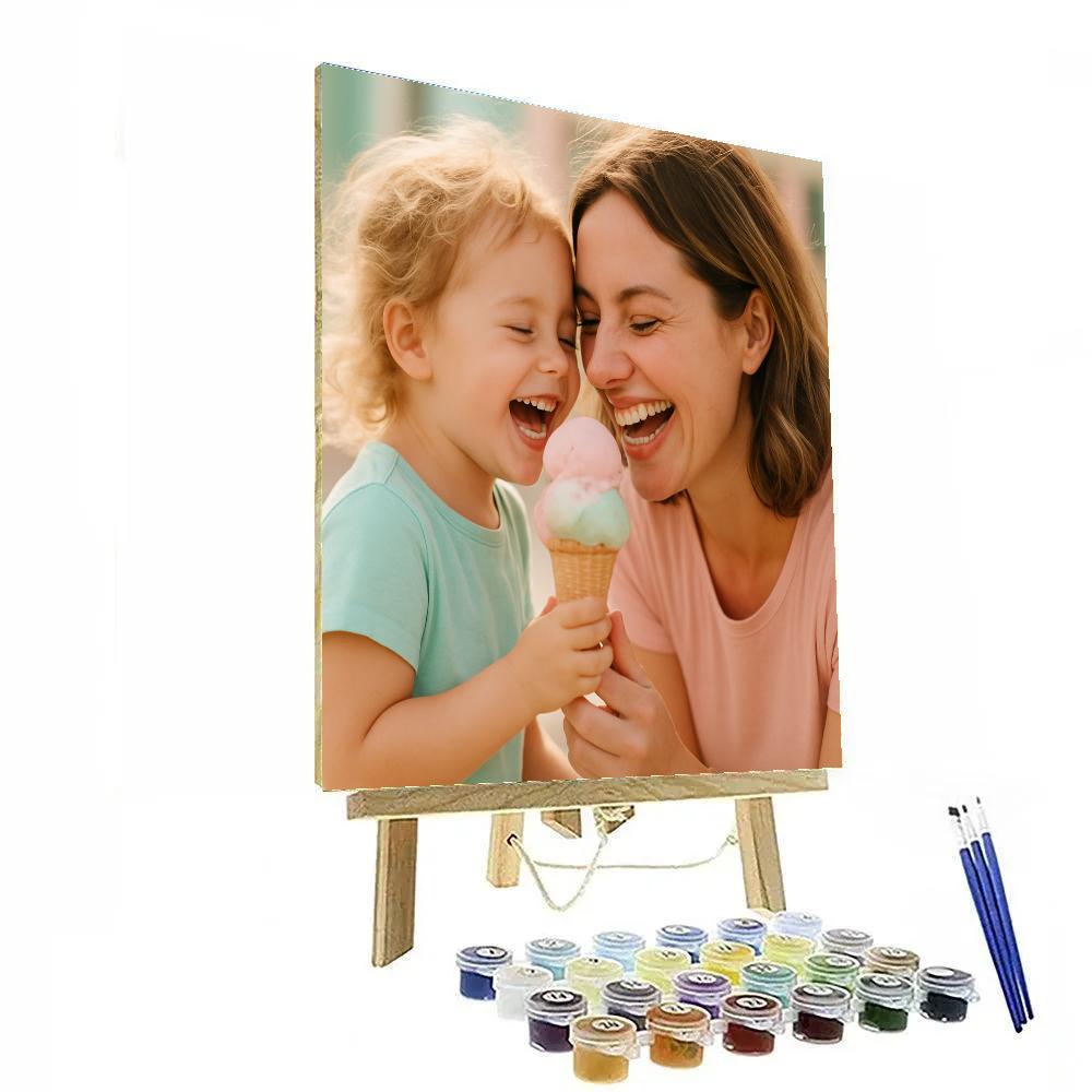 Ice Cream Cone Treat paint by color