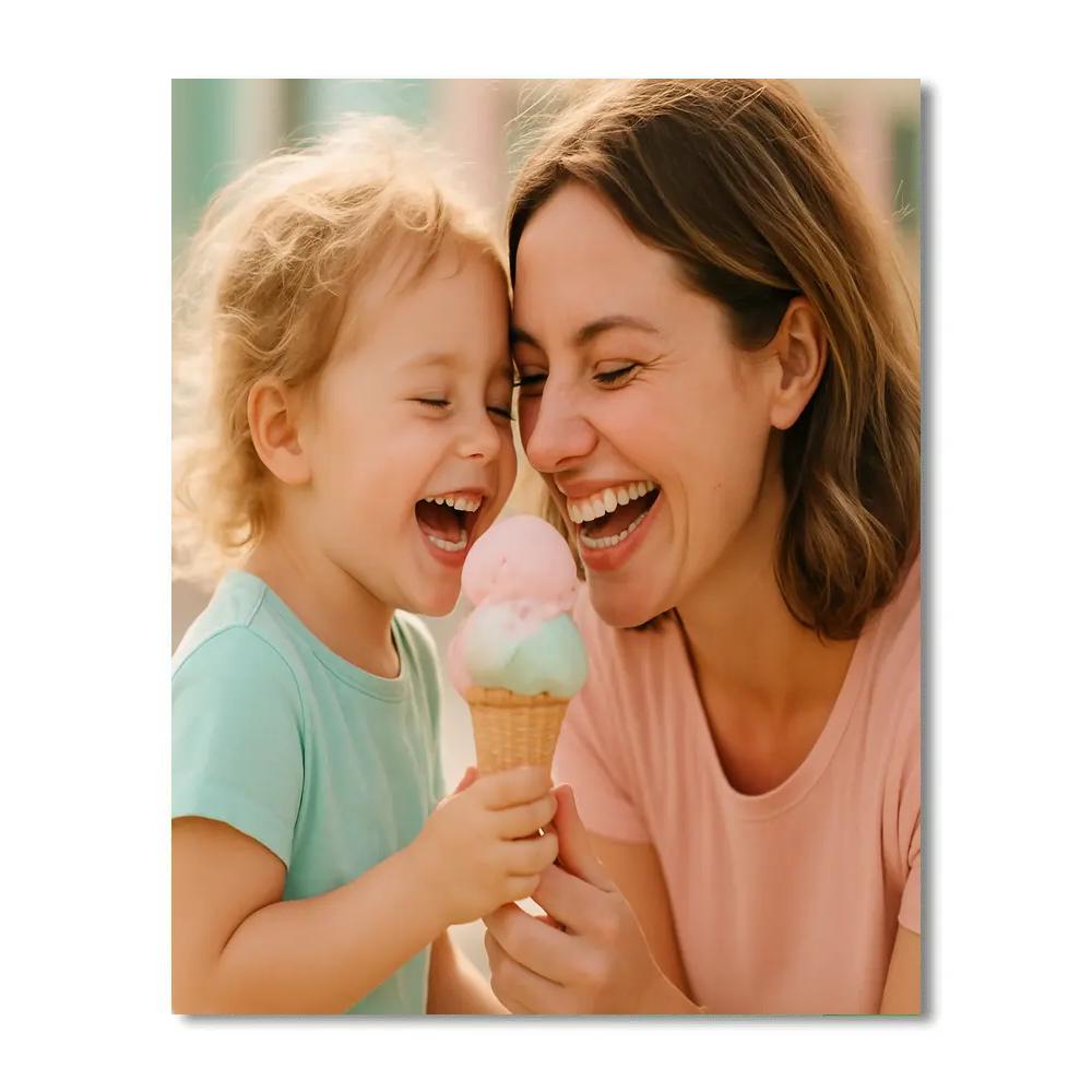 Ice Cream Cone Treat paint by color