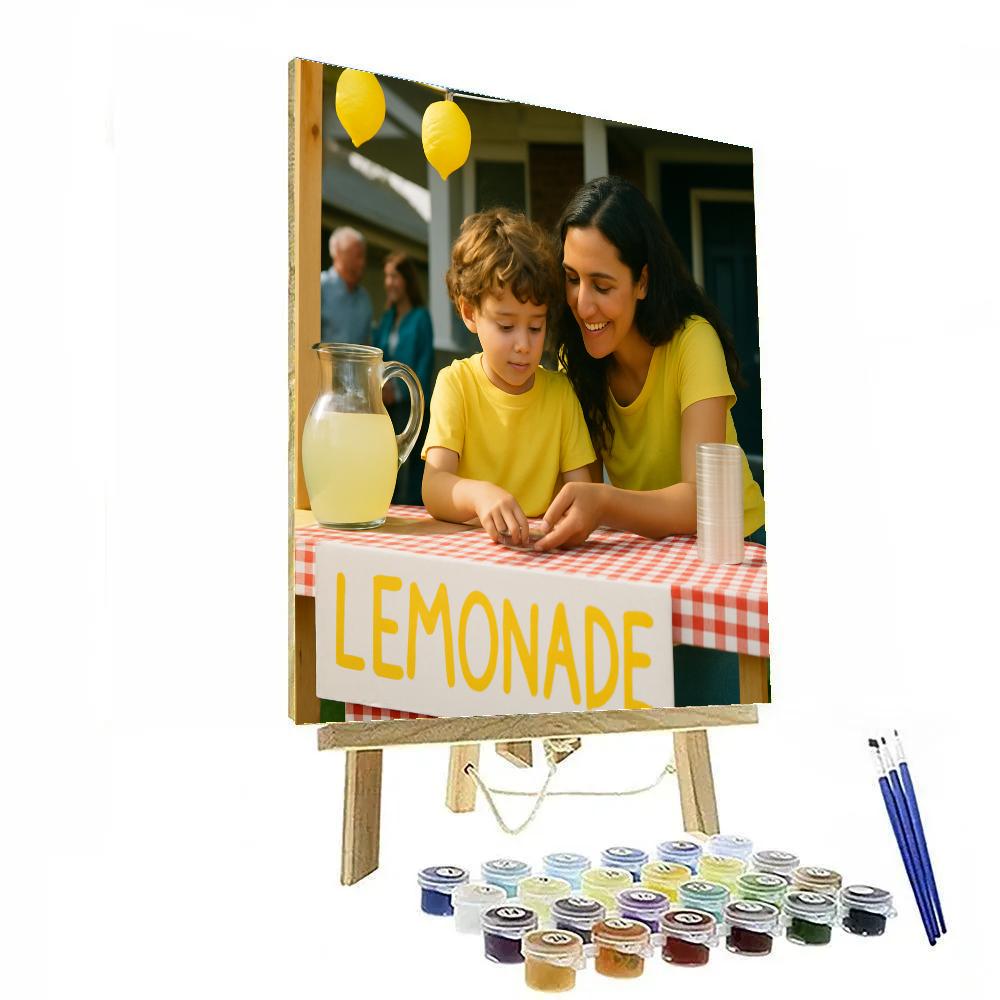 Front Porch Lemonade Stand Number painting