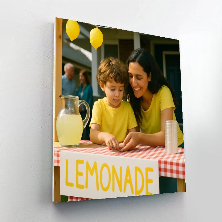 Front Porch Lemonade Stand Number painting