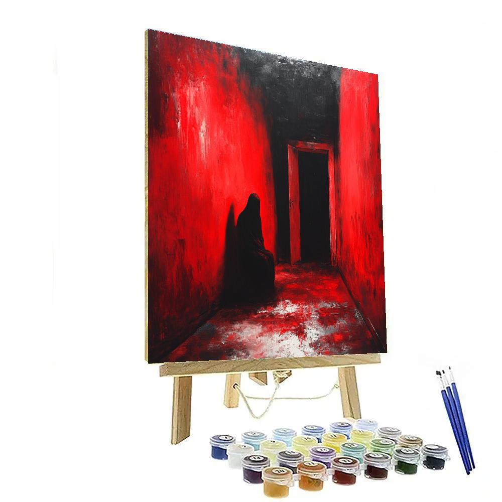 Francis Bacon Inspired Red Room painting number kit