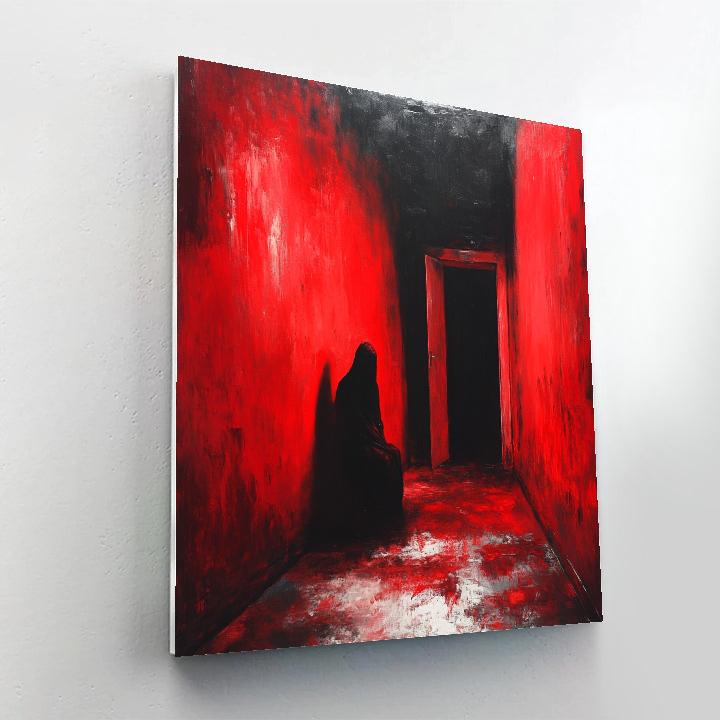 Francis Bacon Inspired Red Room painting number kit