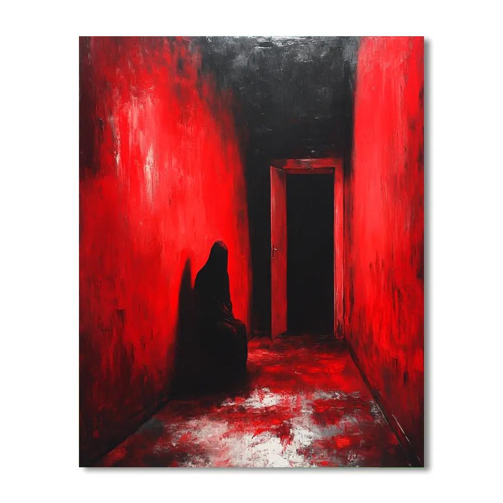 Francis Bacon Inspired Red Room painting number kit