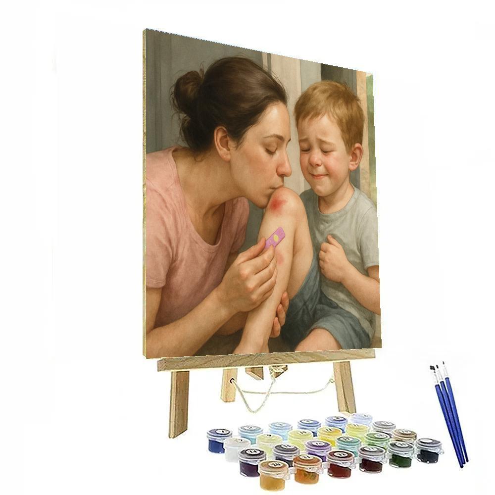 Bandage Kiss Recovery paint by number