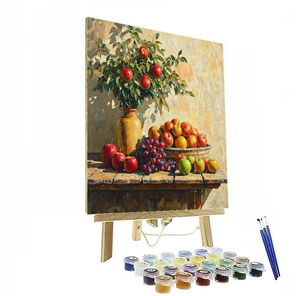 Paul Cezanne Inspired Orchard Table Painting by numbers kit