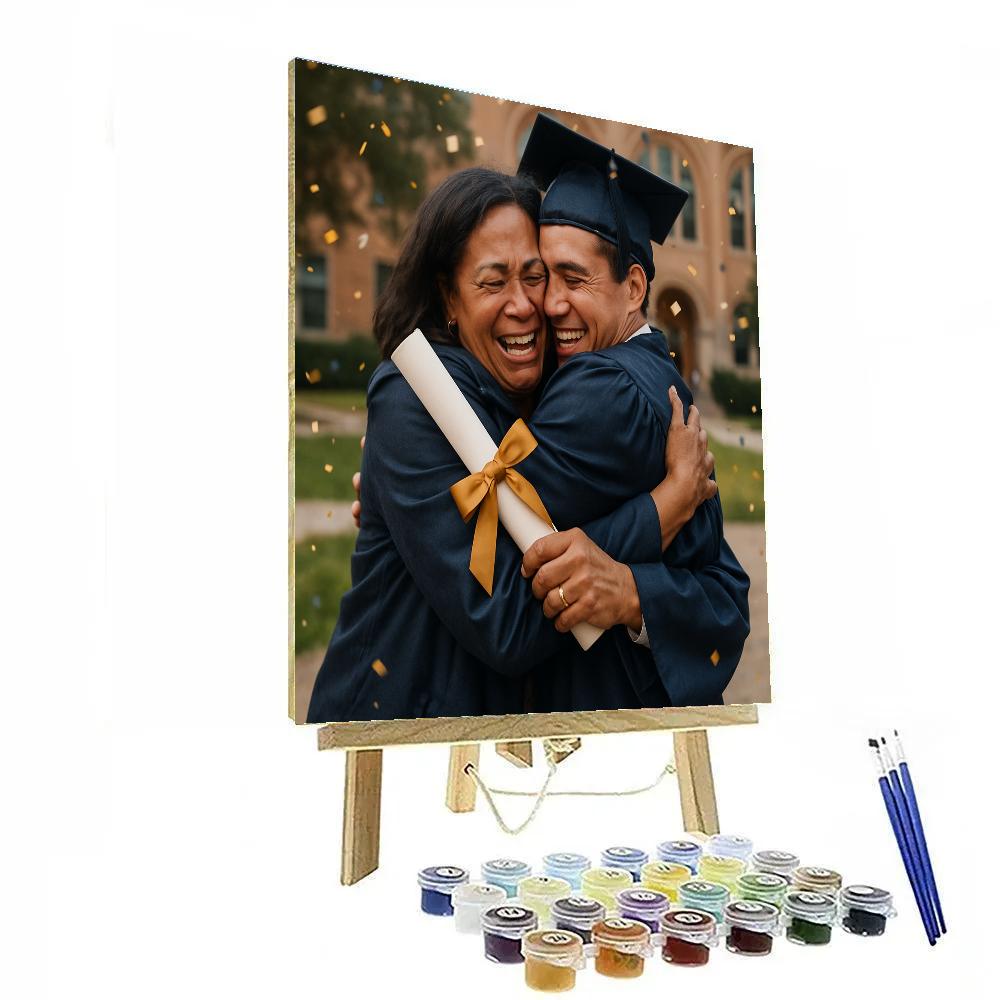 Farewell Graduation Embrace Paint by numbers kits