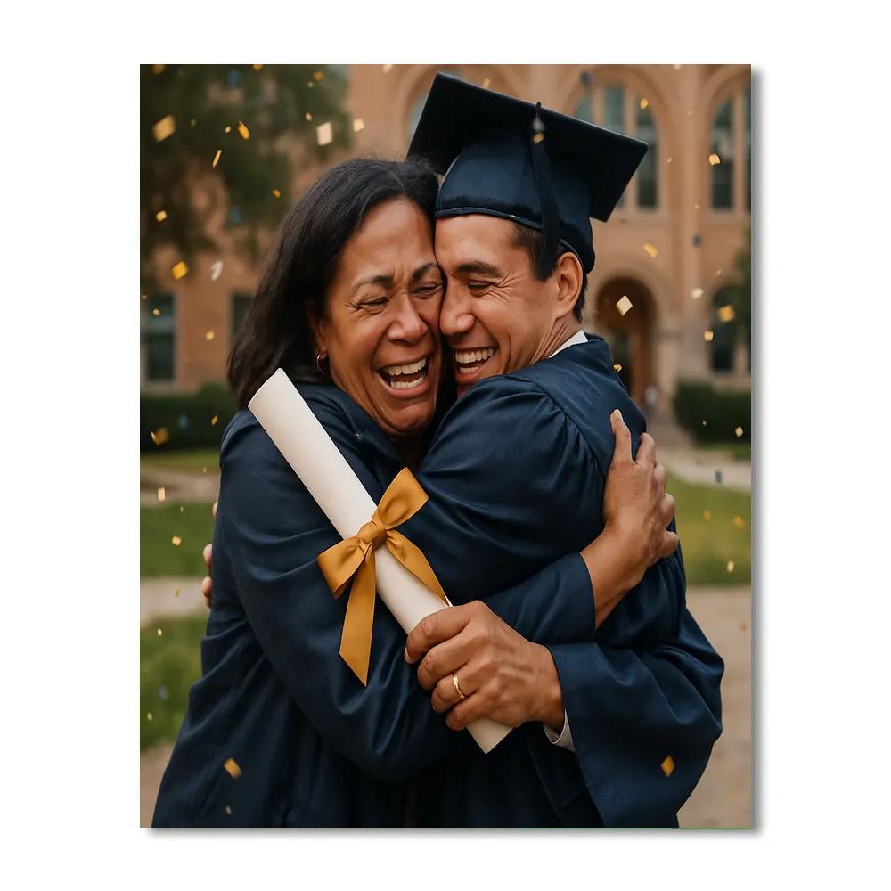 Farewell Graduation Embrace Paint by numbers kits